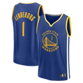 Jamed G.State Warriors #1 Yaxel Lendeborg Royal 2026  Draft First Round Pick Fast Break Jerseys - Icon Edition