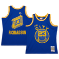 Jamed G.State Warriors #23 Jason Richardson Mitchell & Ness Royal 200405 Hardwood Classics Swingman Jerseys