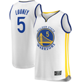 Jamed G.State Warriors #5 Kevon Looney White Fast Break Player Replica Jerseys - Association Edition