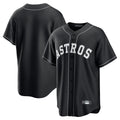 Jamed H.Astros Black Home Game Blank Player Stitched Jerseys
