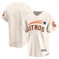 Jamed H.Astros Cream Throwback Cooperstown Collection Limited Blank Player Stitched Jerseys