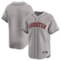 Jamed H.Astros Gray Home Limited Blank Player Stitched Jerseys