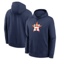 Jamed H.Astros Navy Club Fleece Pullover Hoodie Blank Player Stitched Jerseys
