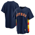 Jamed H.Astros Navy Home Game Blank Player Stitched Jerseys