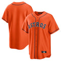 Jamed H.Astros Orange Home Game Blank Player Stitched Jerseys