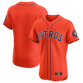 Jamed H.Astros Orange Home Limited Elite Blank Player Stitched Jerseys