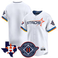 Jamed H.Astros White City Connect Texas Patch Vapor Premier Blank Player Limited Home Stitched Jerseys