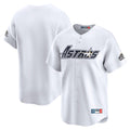 Jamed H.Astros White Throwback Cooperstown Collection Limited Blank Player Stitched Jerseys