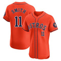Jamed H.Astros #11 Cam Smith Player Orange Home Limited Elite Stitched Jerseys