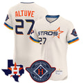 Jamed H.Astros #27 Jose Altuve Player Cream City Connect Texas Patch Vapor Premier Limited Elite Home Stitched Jerseys