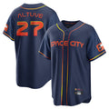 Jamed H.Astros #27 Jose Altuve Player Navy City Connect Home Game Stitched Jerseys