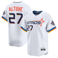 Jamed H.Astros #27 Jose Altuve Player White City Connect Limited Home Stitched Jerseys