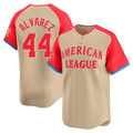 Jamed H.Astros #44 Yordan Alvarez Player Cream American League All-Star Game Limited Stitched Jerseys