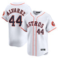 Jamed H.Astros #44 Yordan Alvarez Player White Home Limited Stitched Jerseys