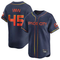 Jamed H.Astros #45 Tatsuya Imai Player Navy City Connect Home Limited Stitched Jerseys
