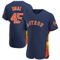 Jamed H.Astros #45 Tatsuya Imai Player Navy Home Limited Elite Stitched Jerseys