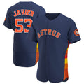 Jamed H.Astros #53 Cristian Javier Player Navy Home Limited Elite Stitched Jerseys