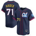 Jamed H.Astros #71 Josh Hader Player Navy American League All-Star Game Limited Stitched Jerseys