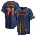 Jamed H.Astros #71 Josh Hader Player Navy City Connect Home Game Stitched Jerseys