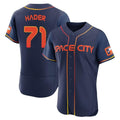 Jamed H.Astros #71 Josh Hader Player Navy City Connect Limited Elite Home Stitched Jerseys