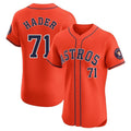 Jamed H.Astros #71 Josh Hader Player Orange Home Limited Elite Stitched Jerseys