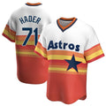 Jamed H.Astros #71 Josh Hader Player Rainbow Cooperstown Collection T-shirt Stitched Jerseys