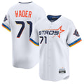 Jamed H.Astros #71 Josh Hader Player White City Connect Limited Home Stitched Jerseys