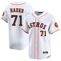 Jamed H.Astros #71 Josh Hader Player White Home Limited Stitched Jerseys