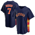 Jamed H.Astros #7 Craig Biggio Player Navy Home Game Stitched Jerseys