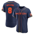 Jamed H.Astros #8 Christian Walker Player Navy City Connect Limited Elite Home Stitched Jerseys