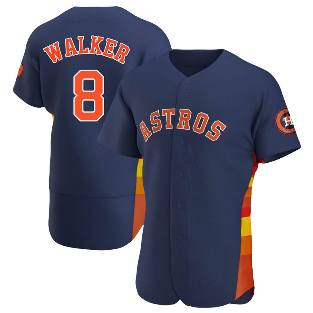 Jamed H.Astros #8 Christian Walker Player Navy Home Limited Elite Stitched Jerseys