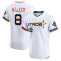 Jamed H.Astros #8 Christian Walker Player White City Connect Limited Elite Home Stitched Jerseys