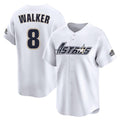 Jamed H.Astros #8 Christian Walker Player White Throwback Cooperstown Collection Limited Stitched Jerseys