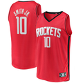 Jamed H.Rockets H.Rockets #10 Jabari Smith Jr. Red Fast Break Replica Player Stitched Jerseys-Icon Edition