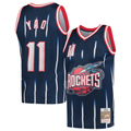 Jamed H.Rockets #11 Yao Ming Mitchell & Ness Navy 2002-2003 Hardwood Classics Swingman Stitched Jerseys
