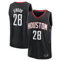 Jamed H.Rockets #28 Alperen Sengun Black Fast Break Replica Player Stitched Jerseys-Statement Edition