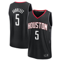 Jamed H.Rockets #5 Fred VanVleet Black Fast Break Replica Player Stitched Jerseys-Statement Edition