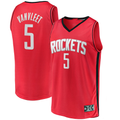 Jamed H.Rockets #5 Fred VanVleet Red Fast Break Replica Player Stitched Jerseys-Icon Edition