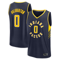 Jamed I.Pacers #0 Tyrese Haliburton  Navy Fast Break Replica Jerseys - Icon Edition