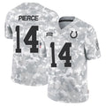 Jamed IN.Colts #14 Alec Pierce Player Arctic Camo Salute to Service Limited Stitched Jerseys