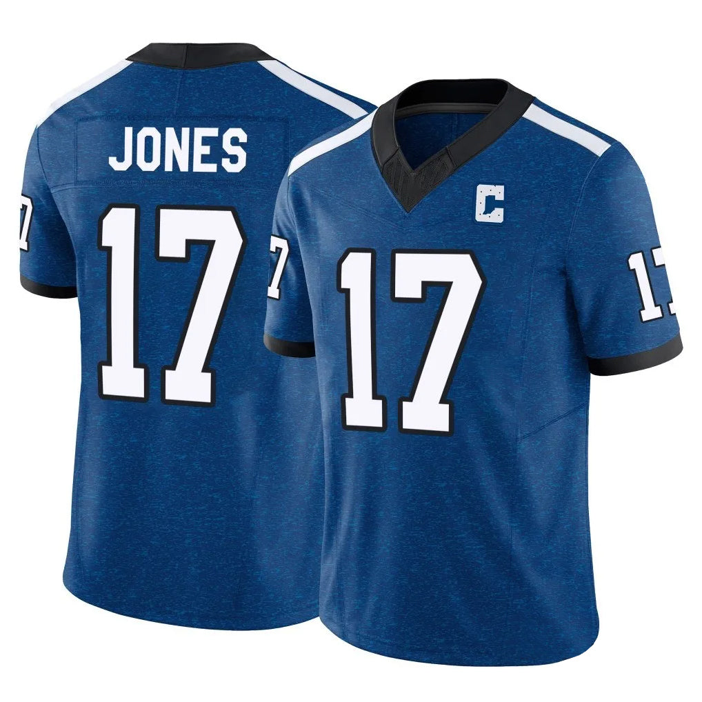 Jamed IN.Colts #17 Daniel Jones Player Royal Vapor F.U.S.E. Limited Stitched Jerseys