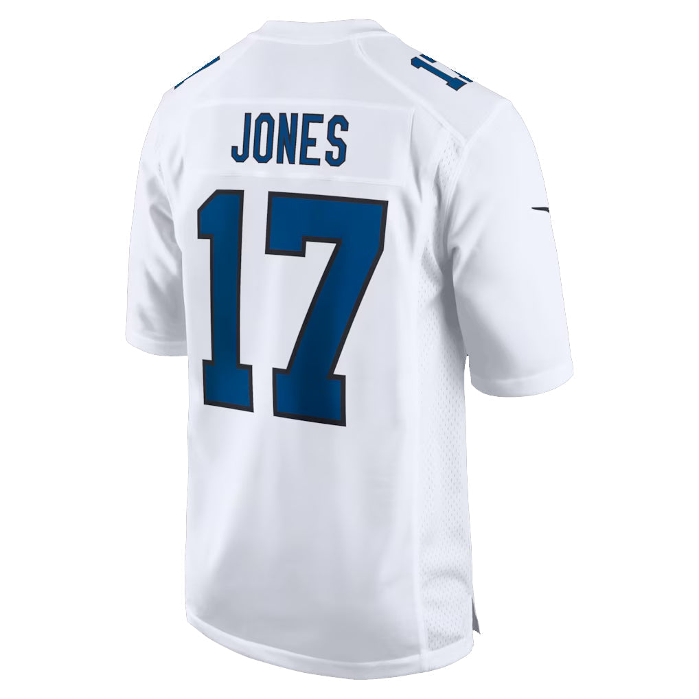 Jamed IN.Colts #17 Daniel Jones Player Tundra White Fashion Game Stitched Jerseys