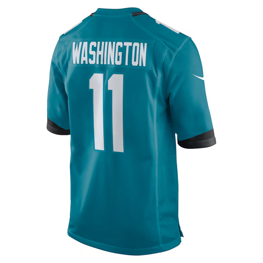 Jamed J.Jaguars #11 Parker Washington Player Teal Home Game Stitched Jerseys