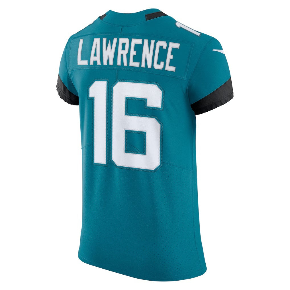 Jamed J.Jaguars #16 Trevor Lawrence Teal Vapor Elite Stitched Jerseys