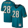 Jamed J.Jaguars #28 Fred Taylor Player Mitchell & Ness Teal Legacy Replica Stitched Jerseys