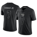 Jamed J.Jaguars #7 Brian Thomas Jr. Player Black RFLCTV Limited Stitched Jerseys