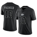 Jamed KC.Chiefs #10 Isiah Pacheco Player Black RFLCTV Limited Stitched Jerseys