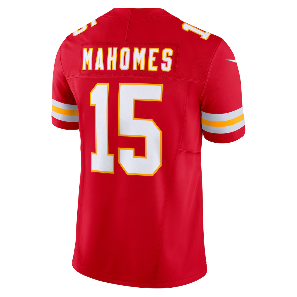 Jamed KC.Chiefs #15 Patrick Mahomes Red Vapor F.U.S.E. Limited Stitched Jerseys