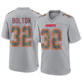 Jamed KC.Chiefs #32 Nick Bolton Player Gray Limited Game Stitched Jerseys
