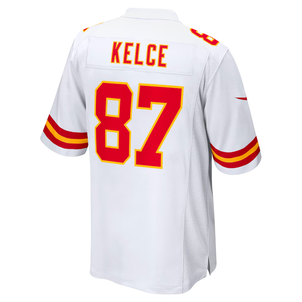 Jamed KC.Chiefs #87 Travis Kelce White Player Game Stitched Jerseys